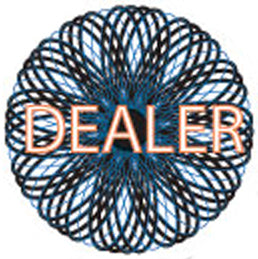 Dealer Button - Spiral